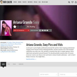 Ariana Grande, Nackte Berühmtheiten