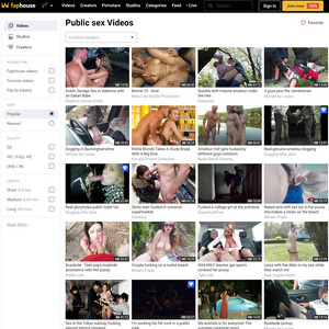 FapHouse Public Sex, Premium Voyeuristiska Porrsajter