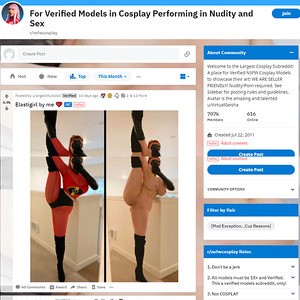NSFW Cosplay, Reddits NSFW