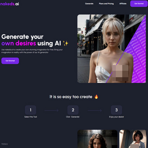 Nakeds.ai, Strony z Porno AI