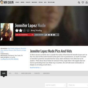 Jennifer Lopez, Nackte Berühmtheiten