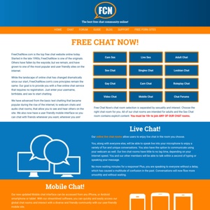 FreeChatNow, Szexchat Oldalak