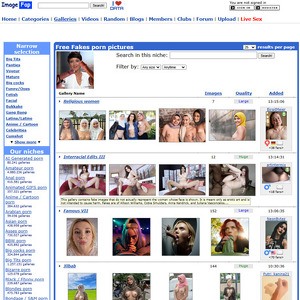 ImageFap Fakes, Fake Celebrity Naaktfoto's