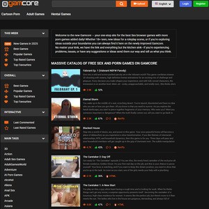 GamCore, 免费色情游戏