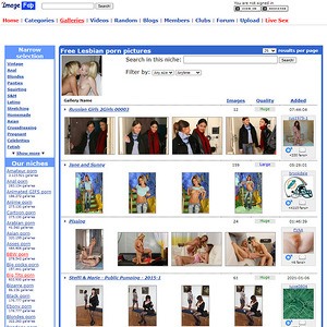 ImageFap Lesbian, レズのエロサイト