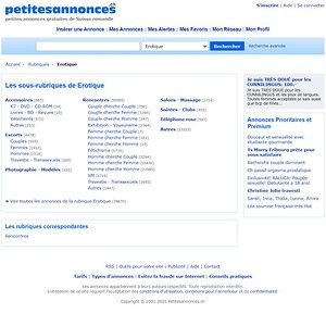 Petites Annonces, Les Sites de Rencontres