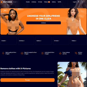 X Pictures, Strony z Porno AI
