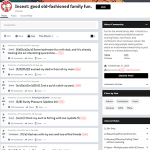 Reddit Taboo Stories, Reddits NSFW