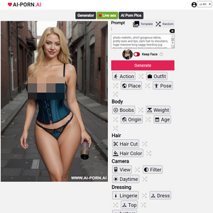 AI-Porn.ai, Strony z Porno AI