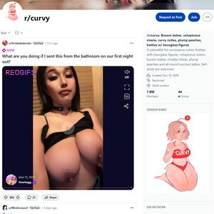 Curvy, Reddits NSFW