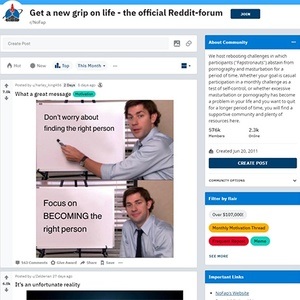 NoFap, Reddits NSFW