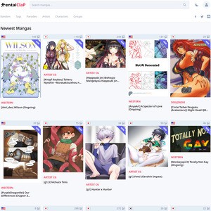 HentaiClap, Hentai-Mangan Sivustot
