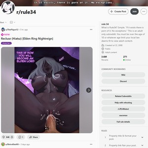Reddit Rule 34, Reddits NSFW